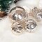 Extra Large Hanging Shatterproof Tree Ball Clear Christmas Ball Ornaments Decorative Mercury Ball with Tree Ornaments Hooks for Xmas Holiday Wedding Decoration (Champagne,4inch/4Pcs)
